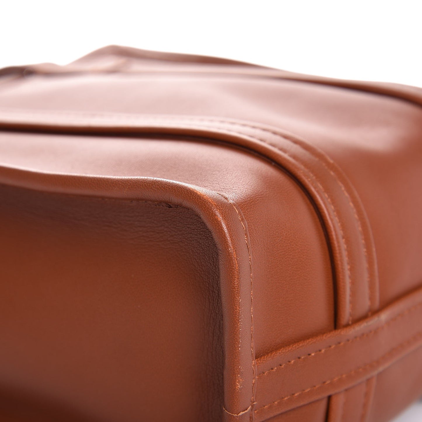 Agneau XS Bazar Shopper Tote Marron Fauve