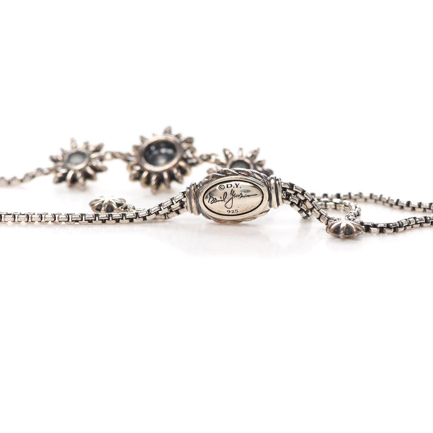 David Yurman Sterling Silver Pearl Starburst Bracelet 4 of 4