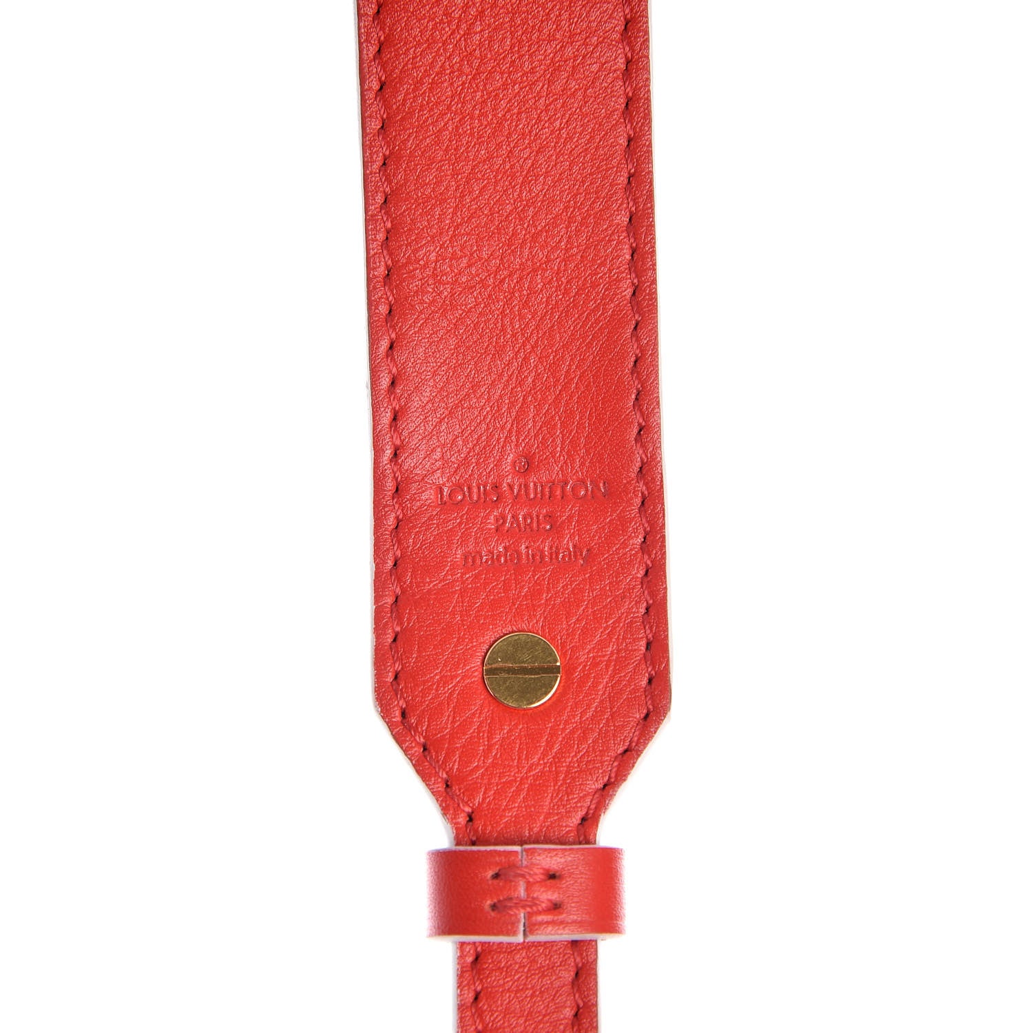 Louis Vuitton Monogram Bandouliere Shoulder Strap XL Coquelicot 3 of 6
