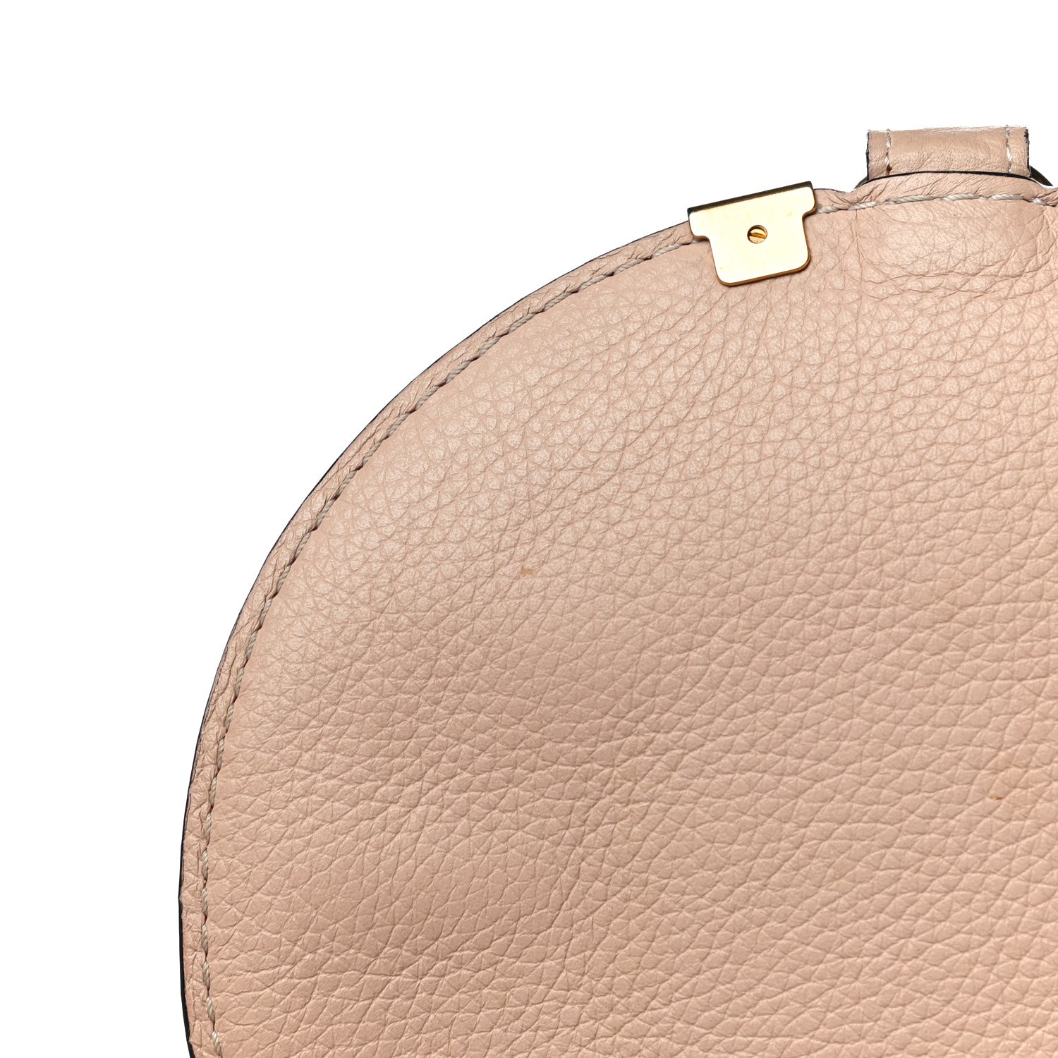 Chloe Calfskin Mini Marcie Round Crossbody Bag Blush Nude 15 of 17