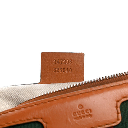 Gucci Monogram Vintage Web Medium Boston Tobacco 7 of 15