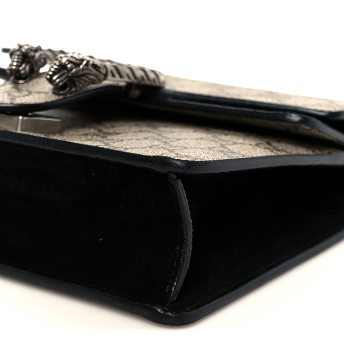 GG Supreme Monogram Mini Dionysus Shoulder Bag Black