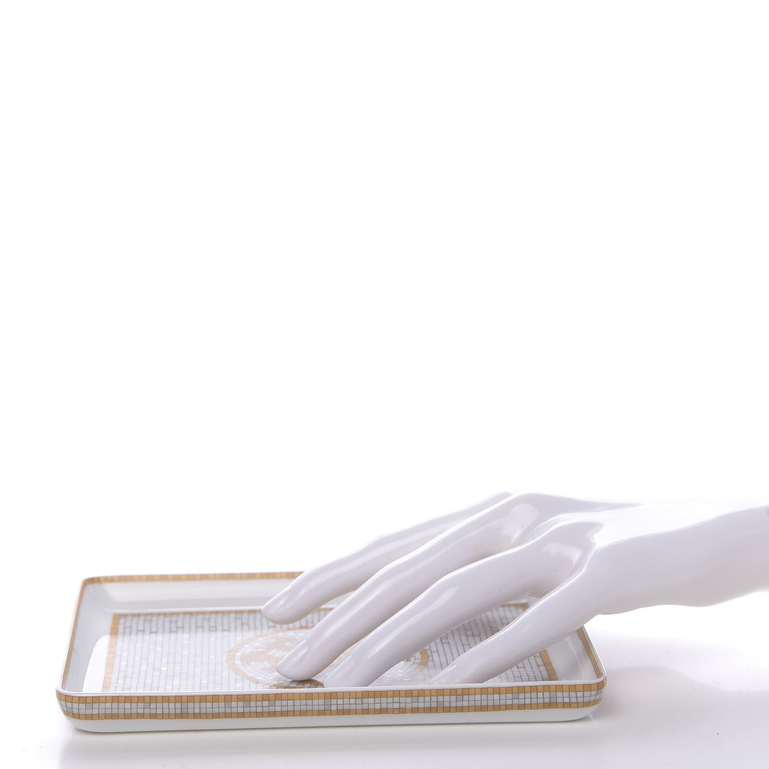 Hermes Porcelain Mosaique au 24 Sushi Plate 2 of 8