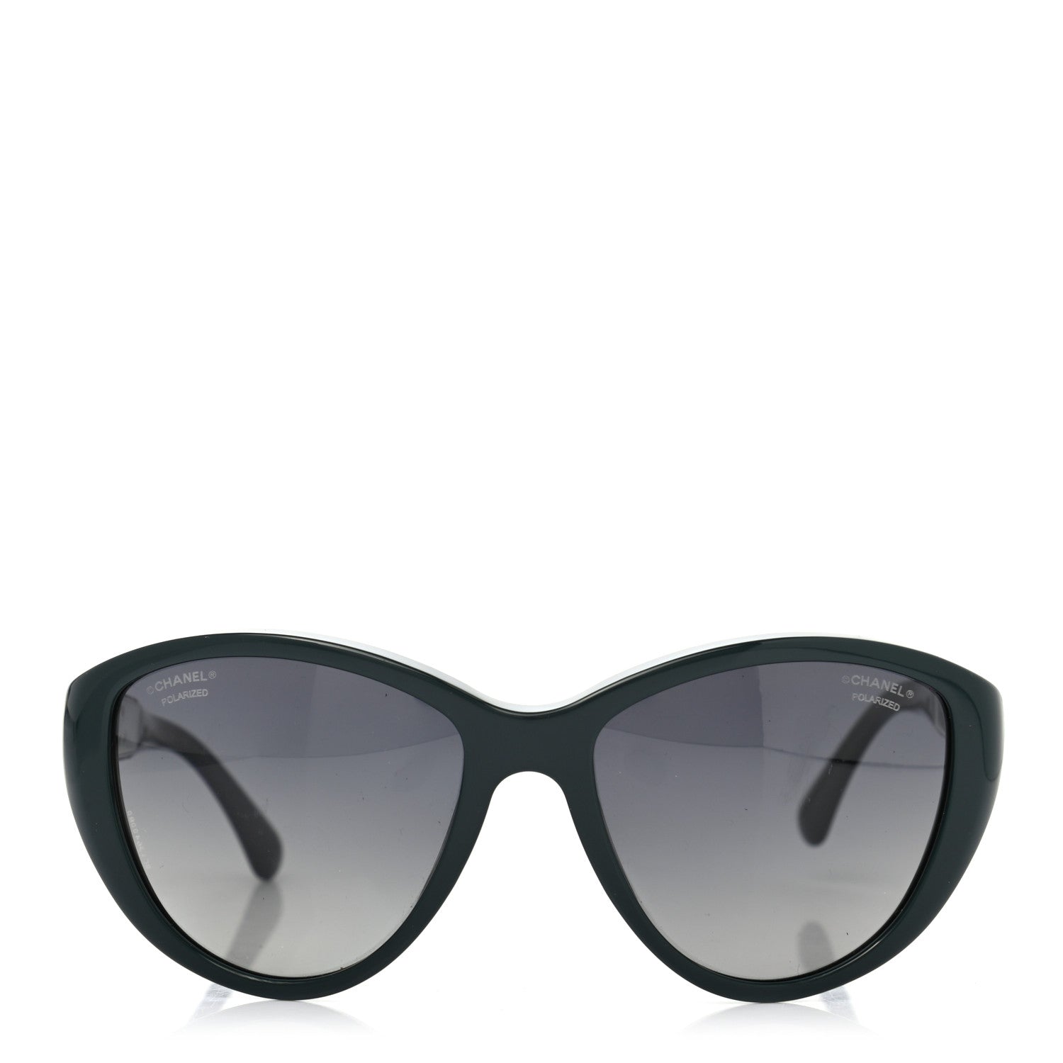 Chanel Crystal Bijoux Polarized Sunglasses 5298-B Black 2 of 7