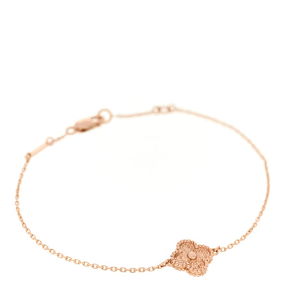 Van Cleef & Arpels 18K Rose Gold Sweet Alhambra Bracelet 1 of 4