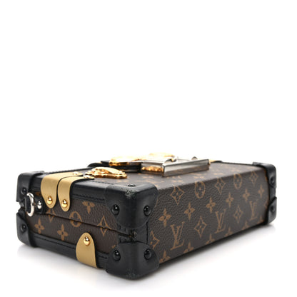Louis Vuitton Monogram Column Petite Malle Black 4 of 11