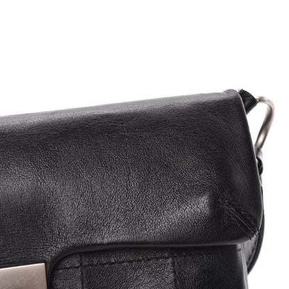 Chanel Calfskin Square Stitched Mademoiselle Shoulder Bag Black 16 of 20