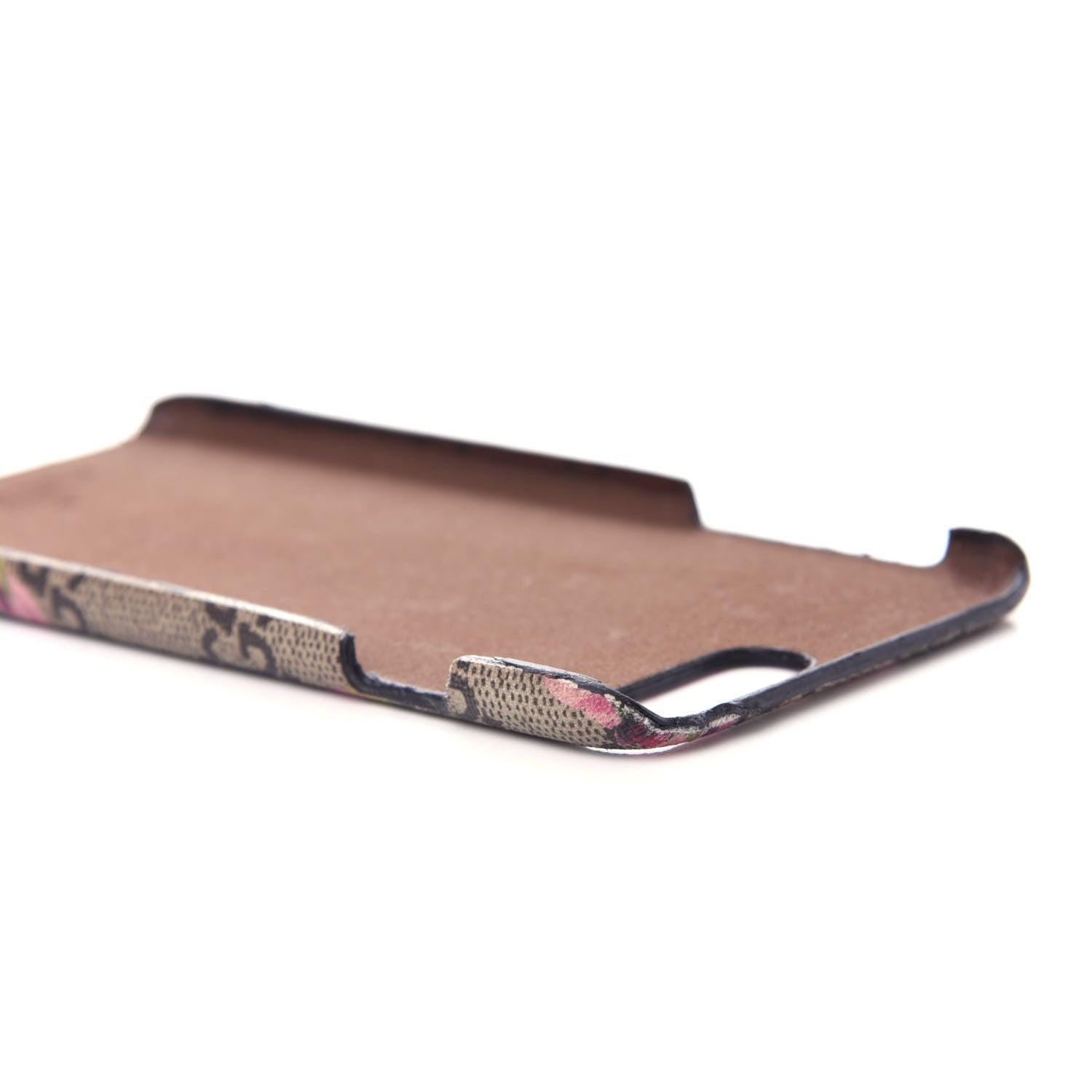 Gucci GG Supreme Monogram Blooms iPhone 8 Plus Case Beige Multicolor Dry Rose 8 of 10