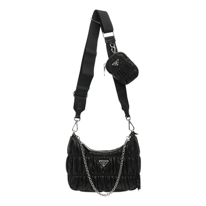 Prada Nappa Gaufre Re-Edition 2005 Shoulder Bag Black 1 of 12