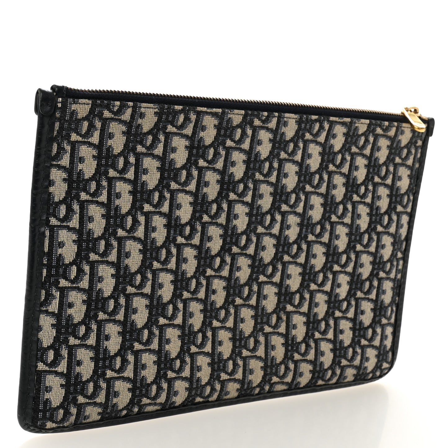 Oblique Monogram Pouch Clutch Blue