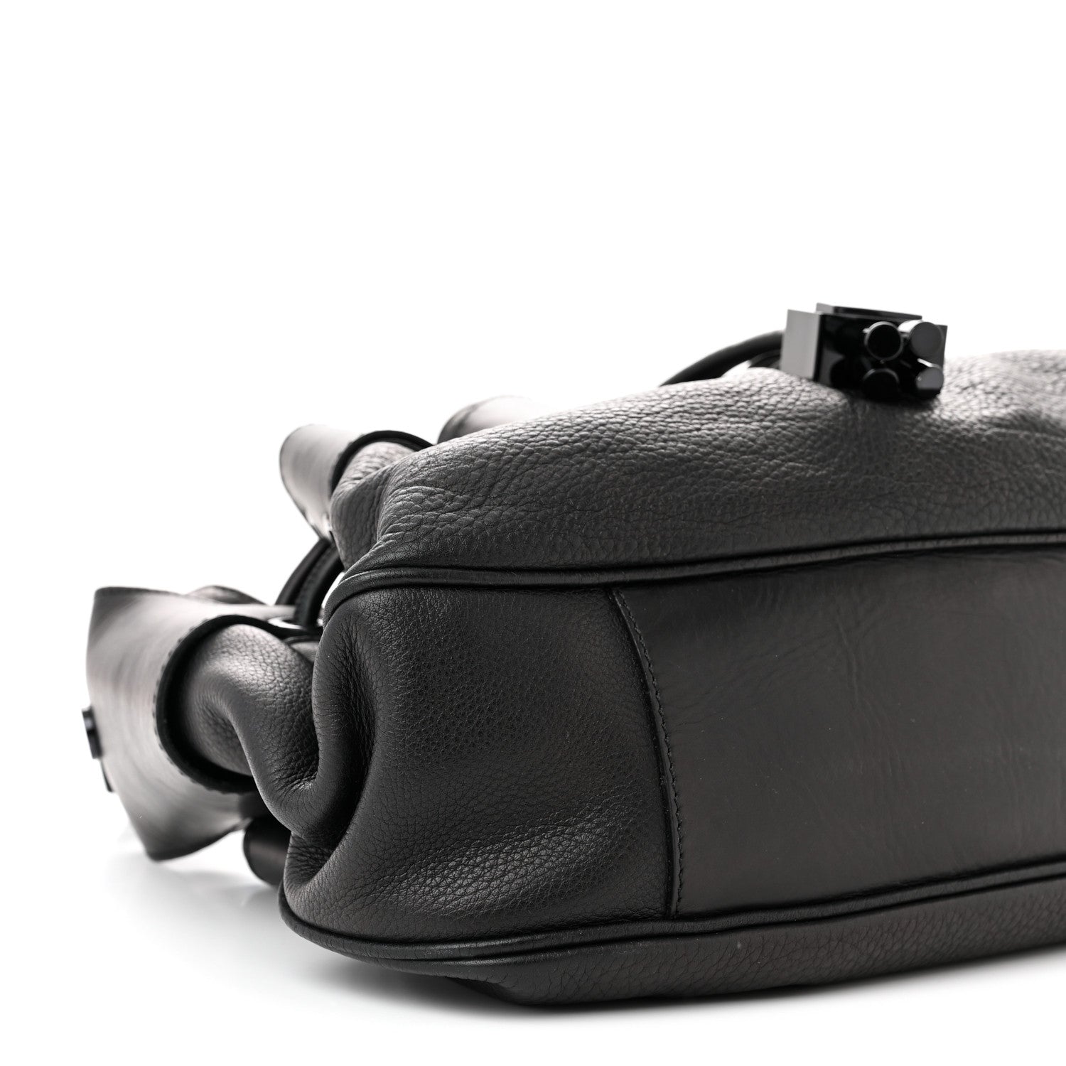 Burberry Prorsum Leather Warrior Hobo Black 10 of 12