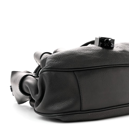 Burberry Prorsum Leather Warrior Hobo Black 10 of 12