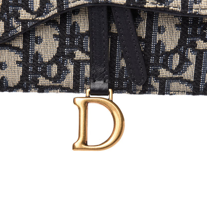 Christian Dior Oblique Saddle Belt Bag Blue 11 of 12
