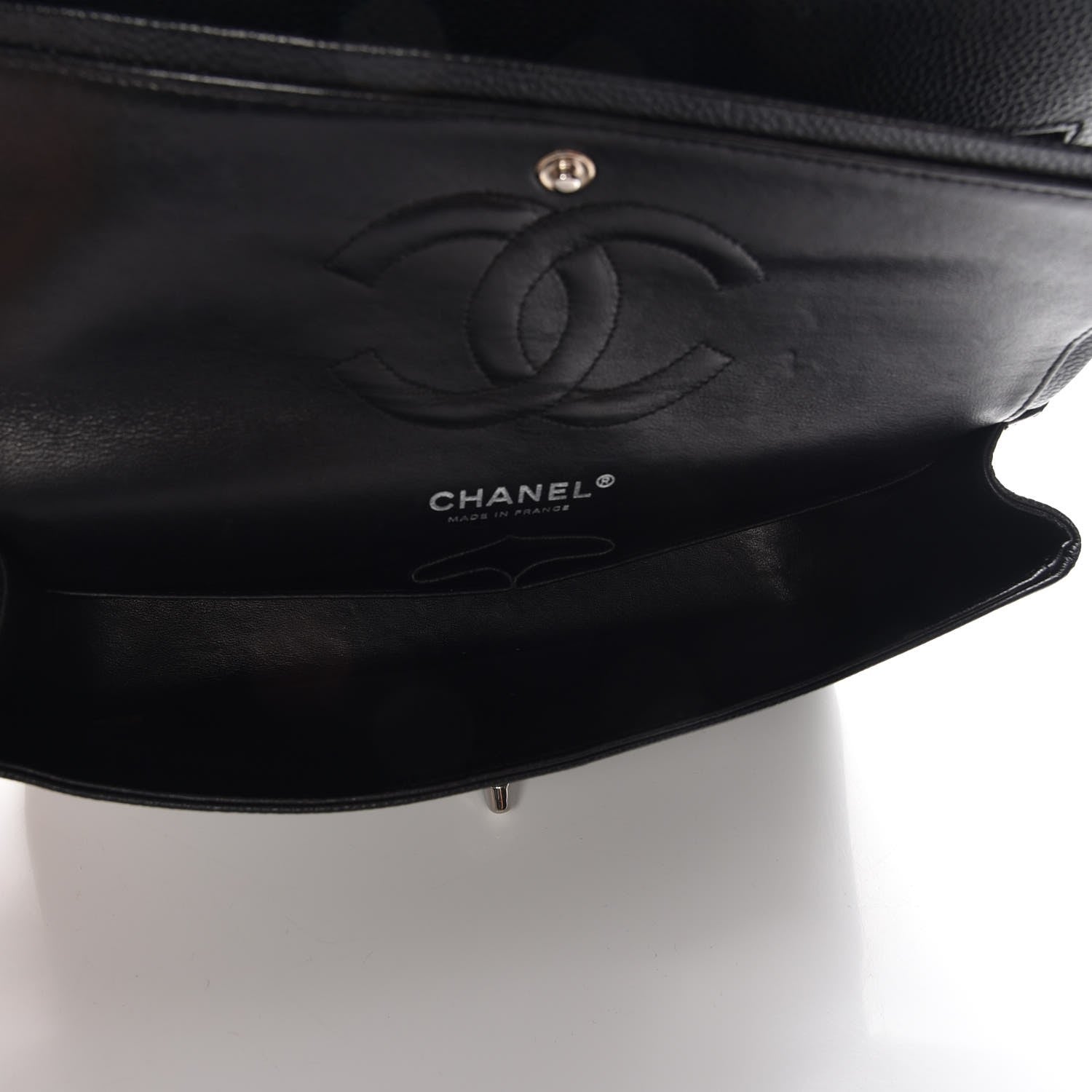 Chanel Caviar Quilted Medium Double Flap Black 5 of 7