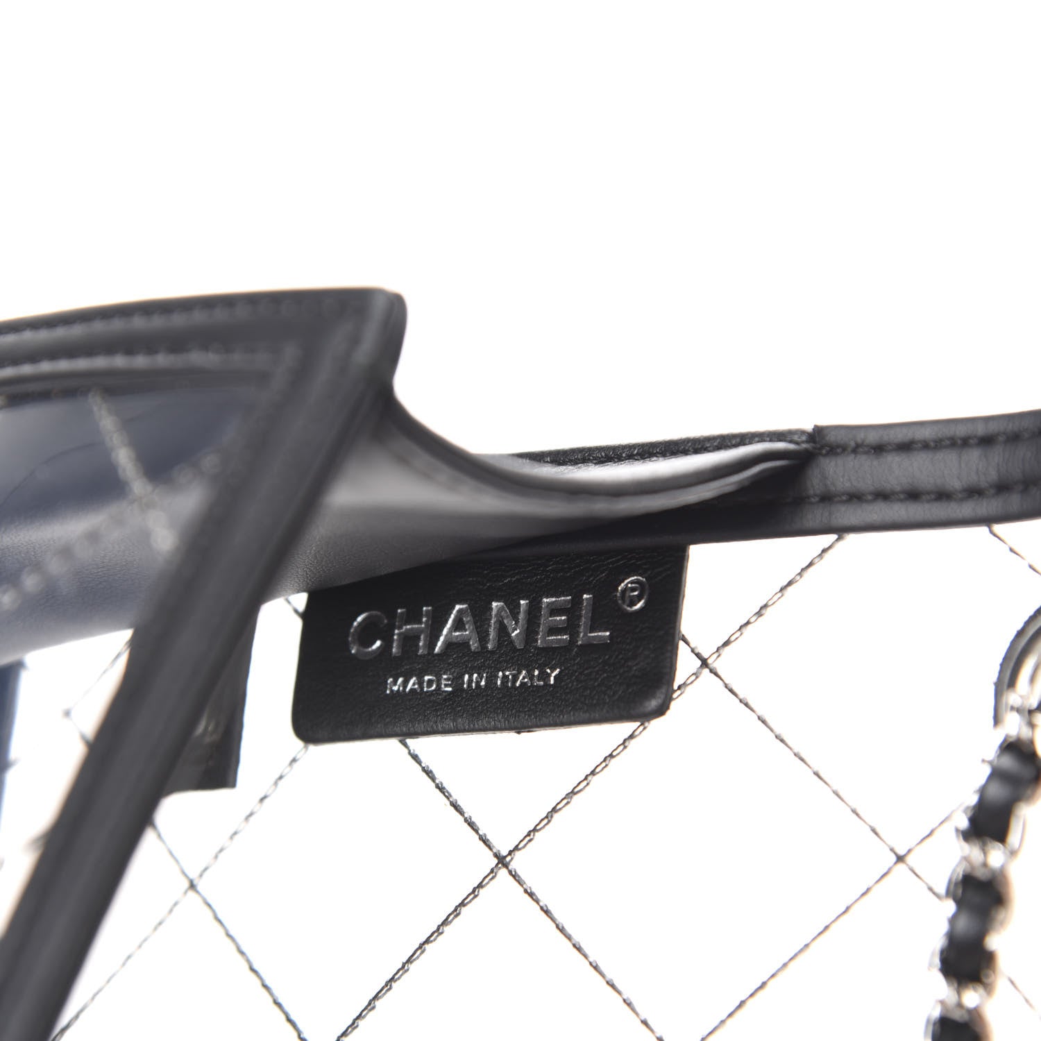 Chanel PVC Lambskin Quilted Beauty Lock Flap Black 8 of 11