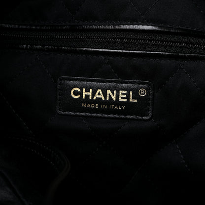 Chanel Shiny Calfskin Quilted Chanel 22 Black 6 of 9