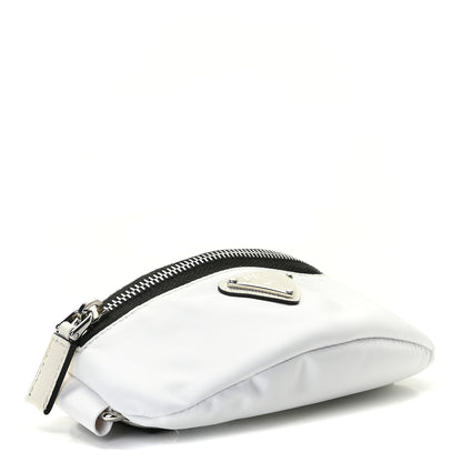 Prada Tessuto Nylon Wrist Pouch White 4 of 5