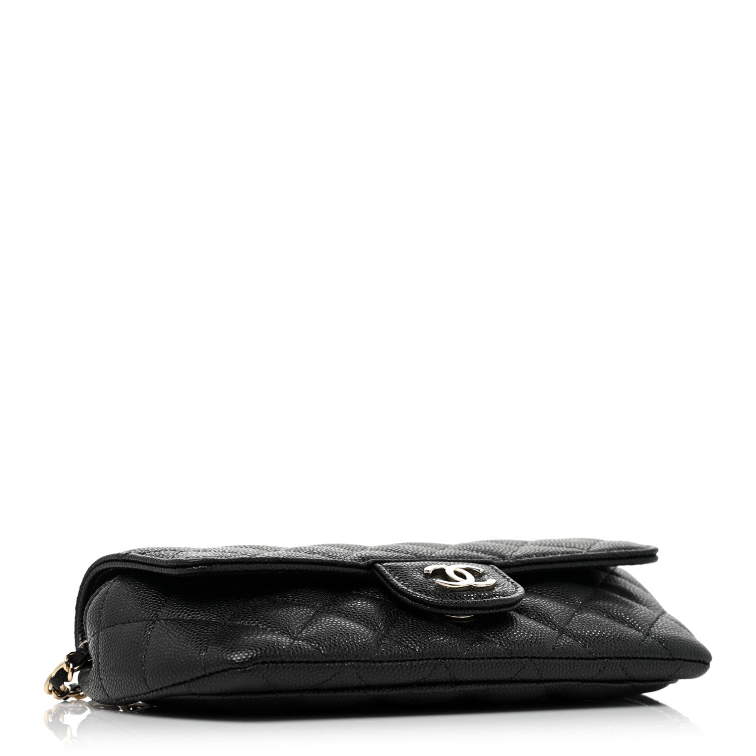 Chanel Caviar Quilted Glasses Case With Chain Black 4 of 9