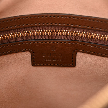 Gucci GG Supreme Monogram Small Horsebit 1955 Shoulder Bag Beige Brown Sugar 7 of 13