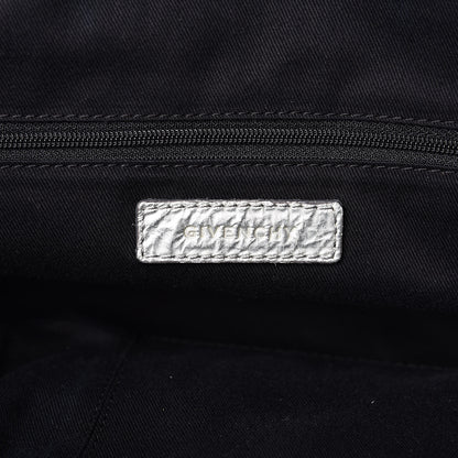 Givenchy Crinkled Patent Large Nightingale Silver 7 of 15