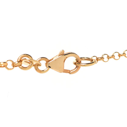 Foundrae 18K Yellow Gold Diamond Protection Baby Mixed Belcher Extension Chain Necklace 4 of 6