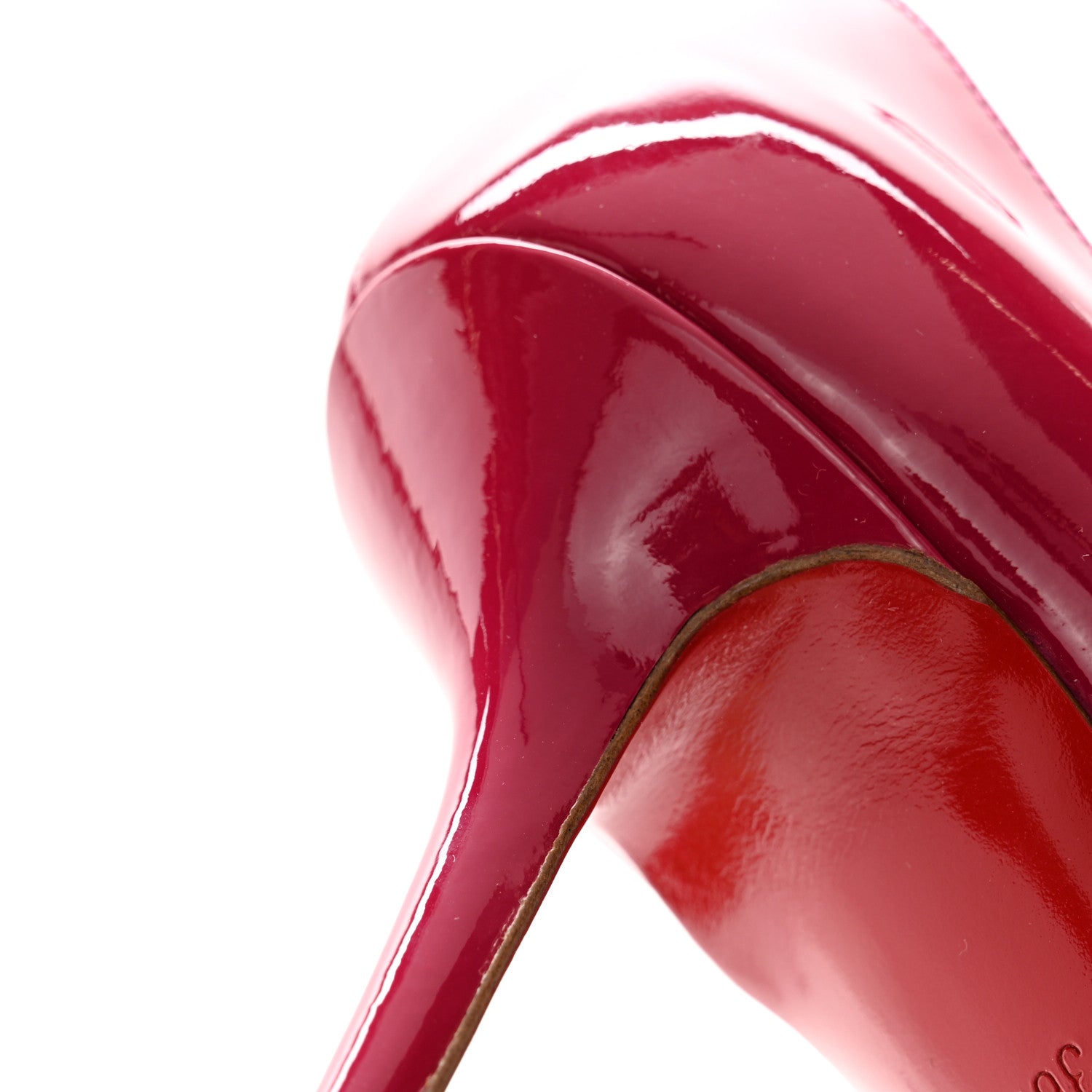 Christian Louboutin Patent Mater Claude 85 Pumps 36.5 Framboise 10 of 11