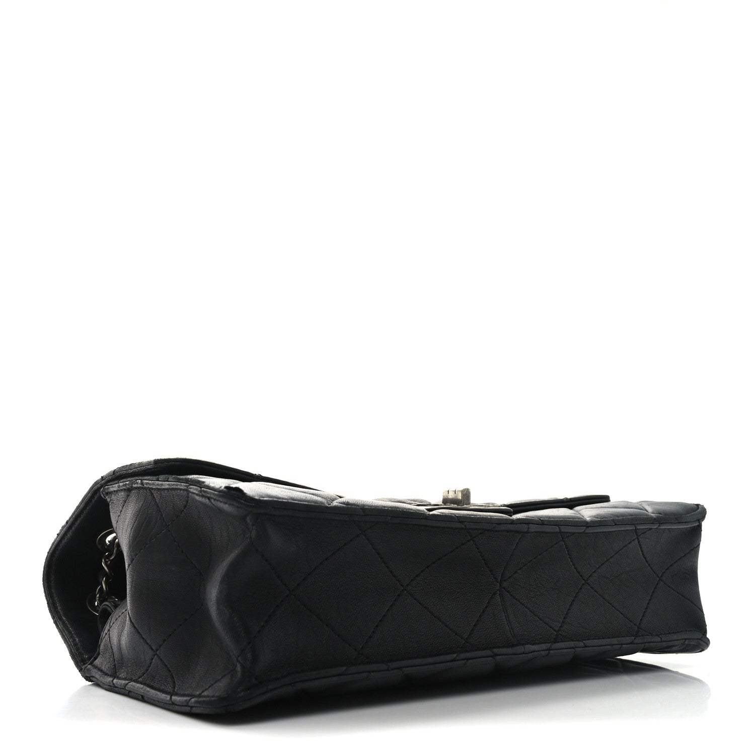 Chanel Washed Lambskin Jumbo Take Away Flap Black 4 of 10