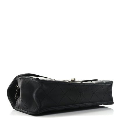Chanel Washed Lambskin Jumbo Take Away Flap Black 4 of 10