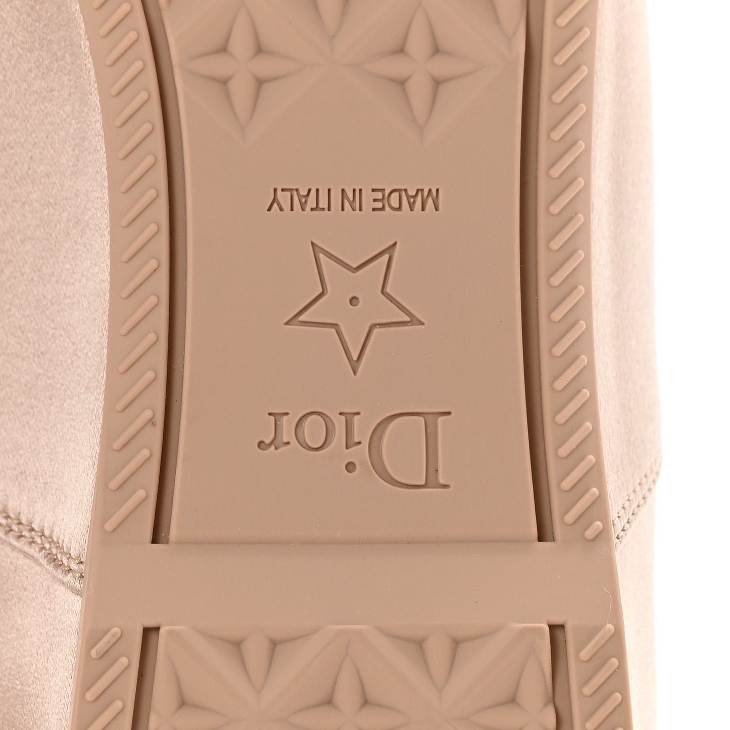 Satin Grosgrain D-Joy Ballet Flats 36 Beige Rose