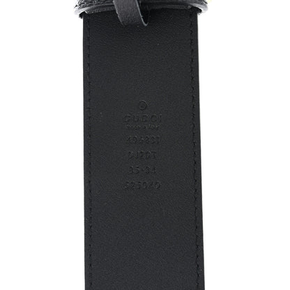 Gucci Textured Calfskin Double G 40mm Belt 85 34 Black 3 of 5