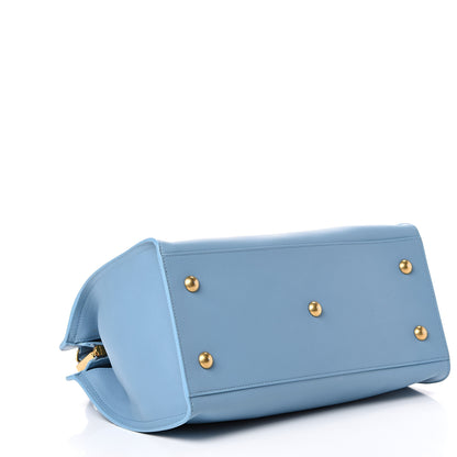 Saint Laurent Calfskin Small Classic Y Cabas Blue Glacier 3 of 11
