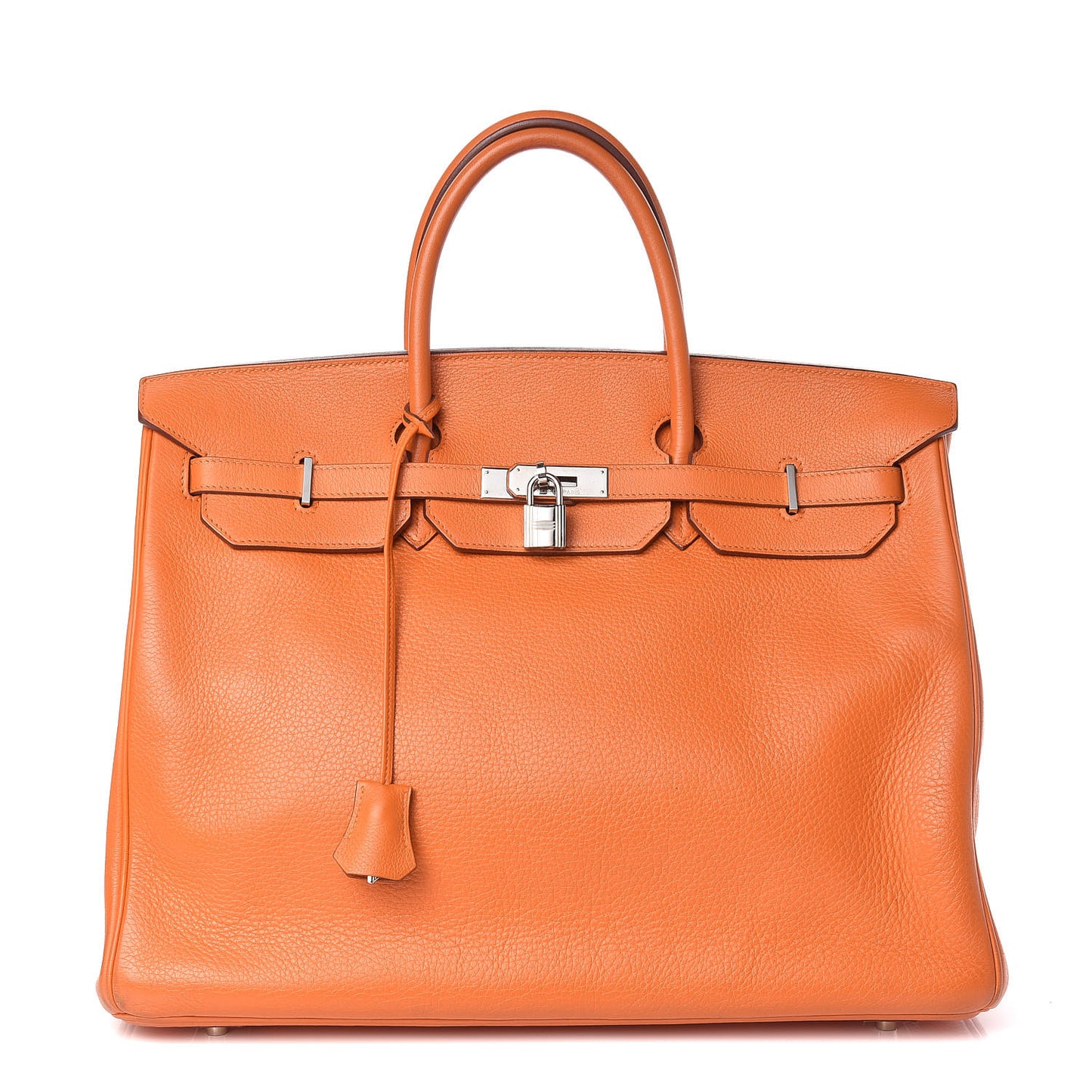 Taurillon Clemence Birkin 40 Orange