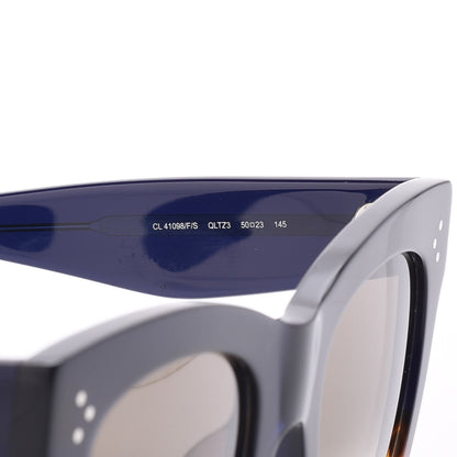 Celine Catherine Sunglasses CL 41098/F/S Blue Havana 6 of 7