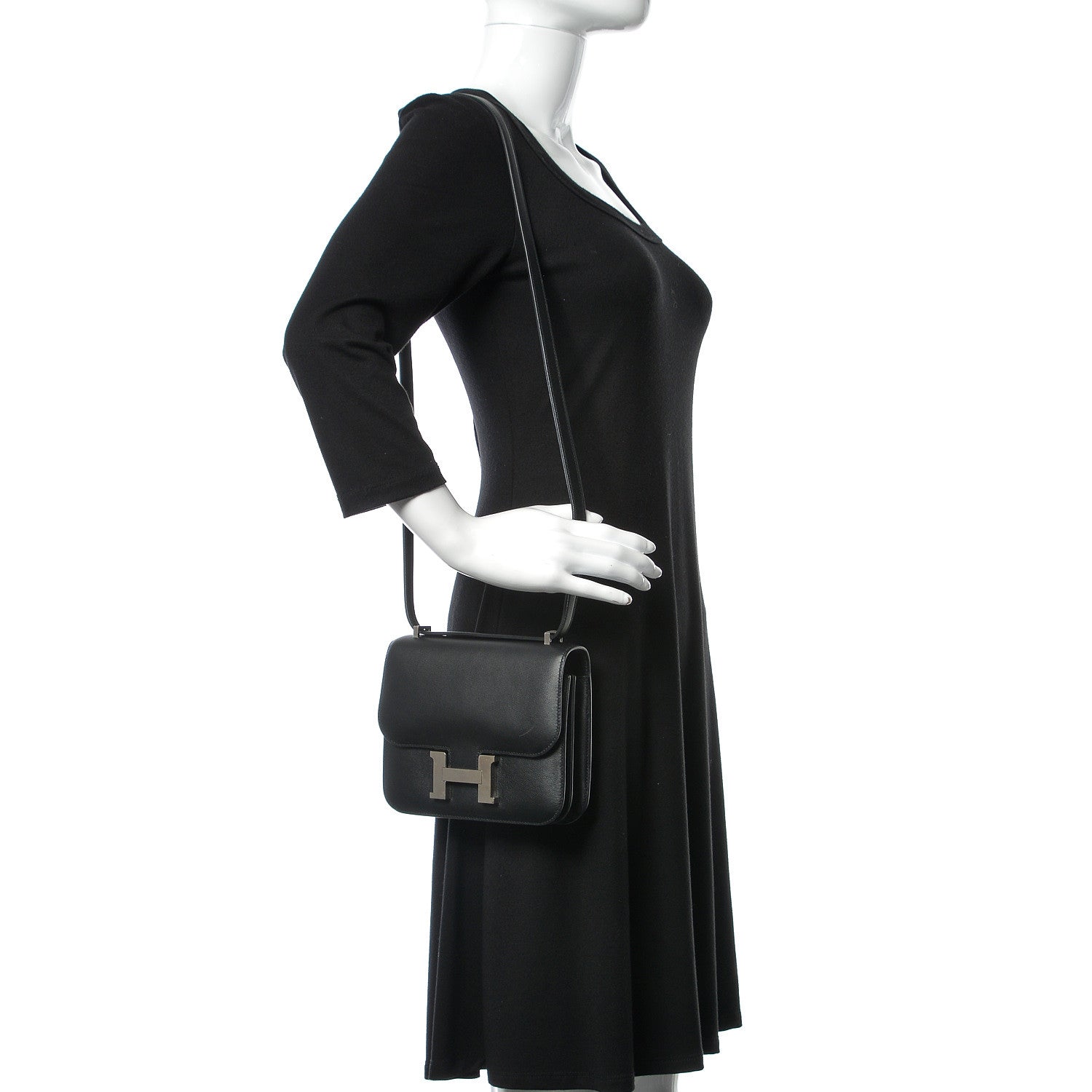 Hermes Swift Constance 18 Black 2 of 12