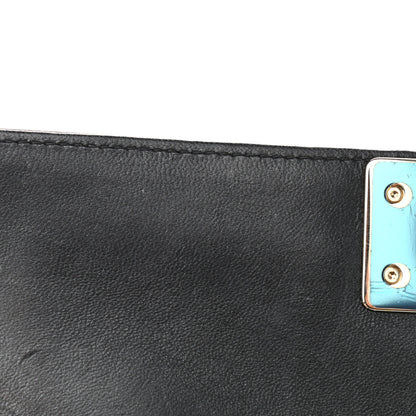 Chanel Patent Calfskin Quilted Medium Boy Flap Black 14 of 16