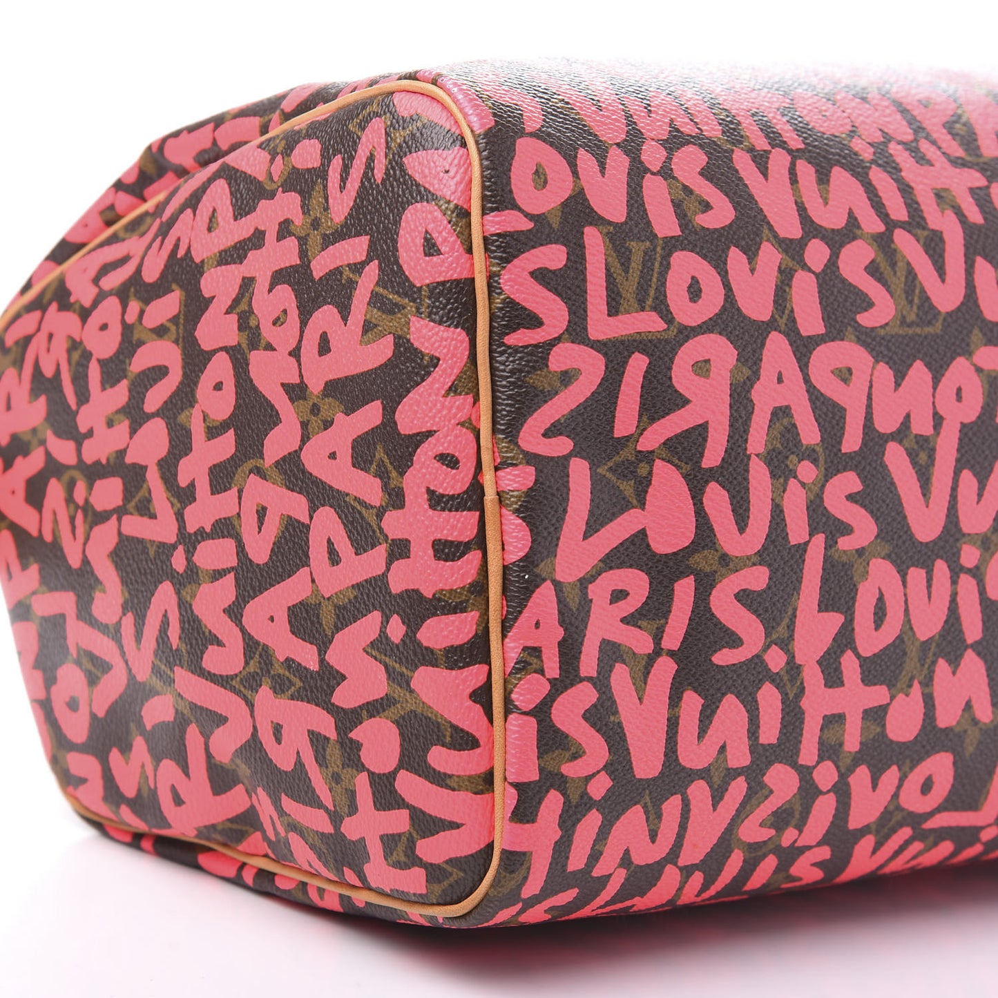 Monogram Graffiti Speedy 30 Fuchsia