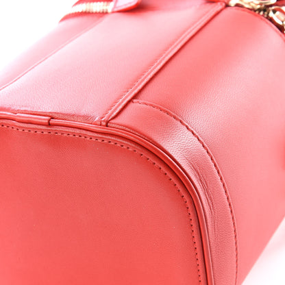 Chanel Lambskin Timeless Vanity Cosmetic Case Red 8 of 13