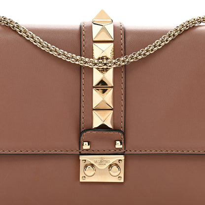 Valentino Garavani Vitello Medium Glam Lock Rockstud Flap Brownish 5 of 9