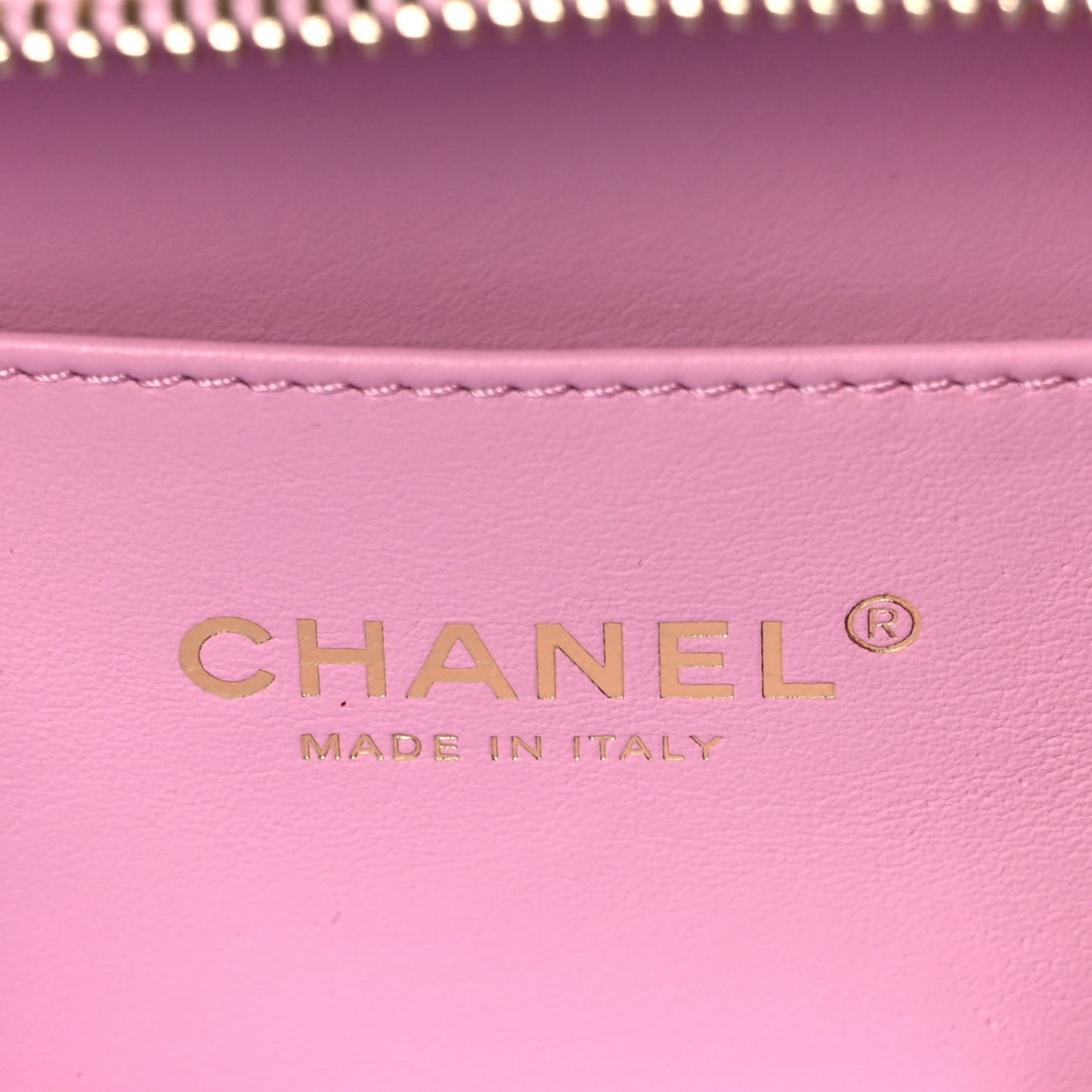 Caviar Quilted Pick Me Up Mini Vanity Case Pink