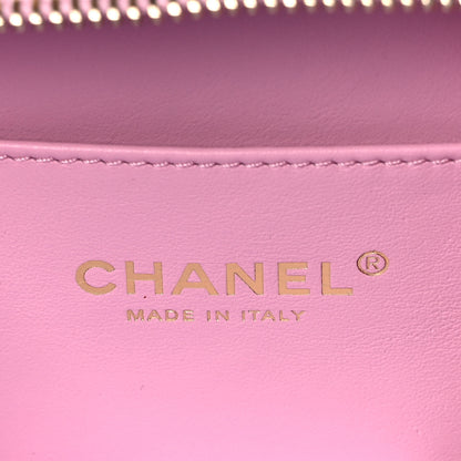 Chanel Caviar Quilted Pick Me Up Mini Vanity Case Pink 7 of 10
