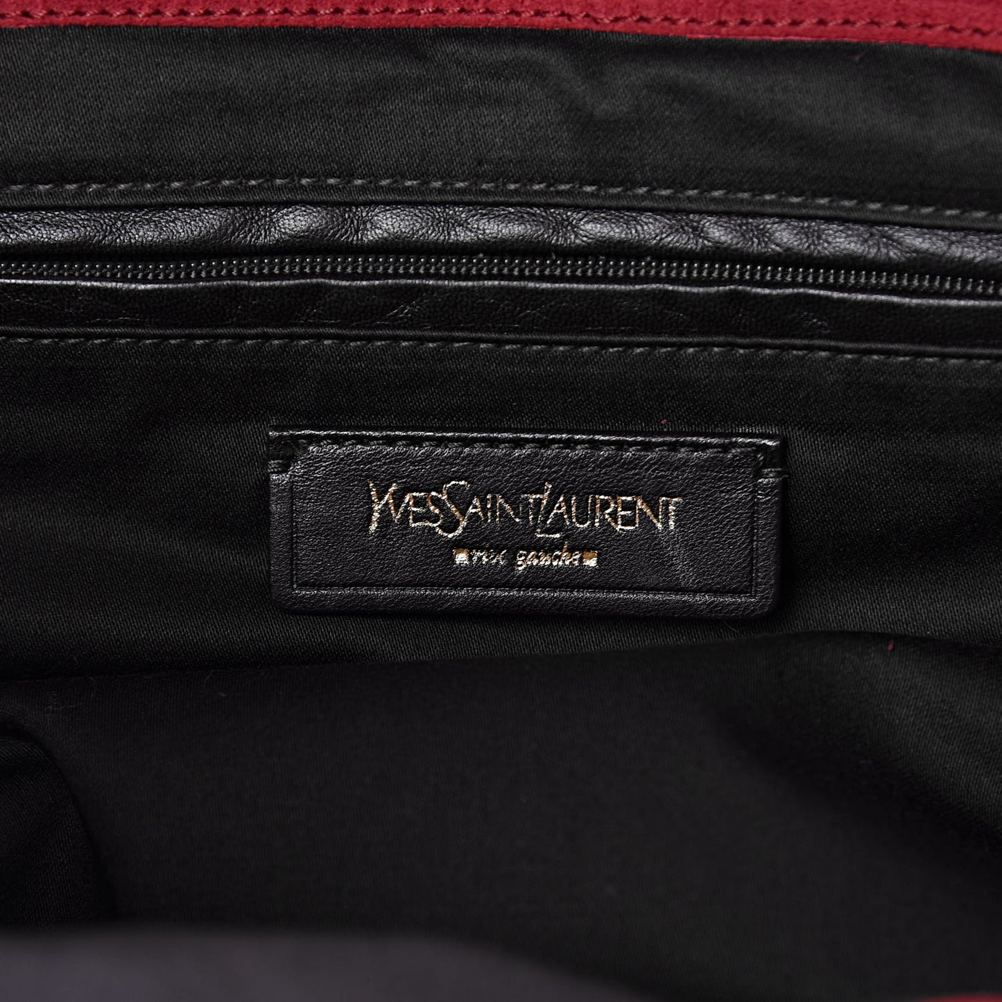 Patent Small Downtown Dark Red