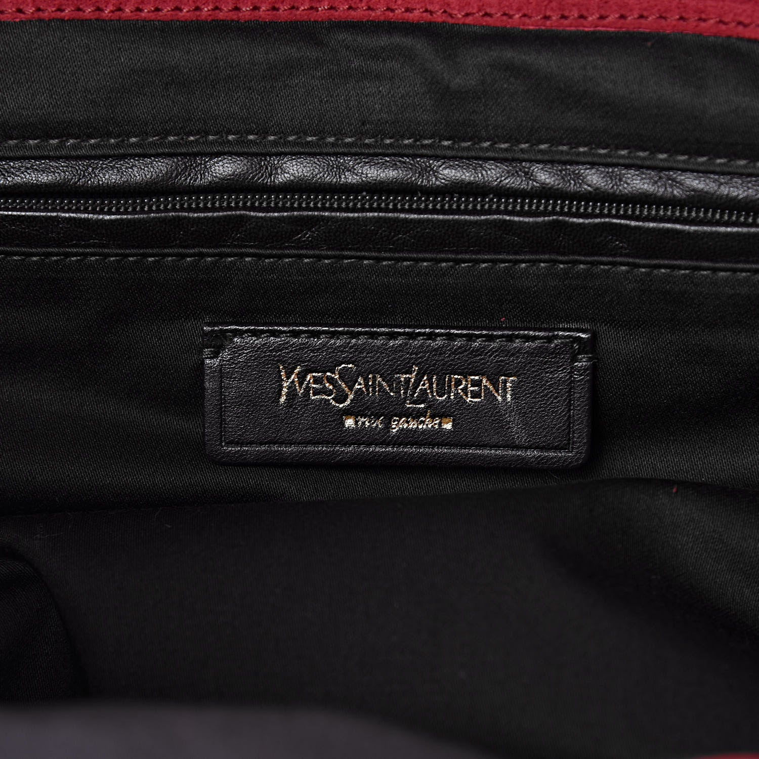 Saint Laurent Patent Small Downtown Dark Red 6 of 10