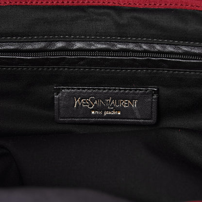 Saint Laurent Patent Small Downtown Dark Red 6 of 10