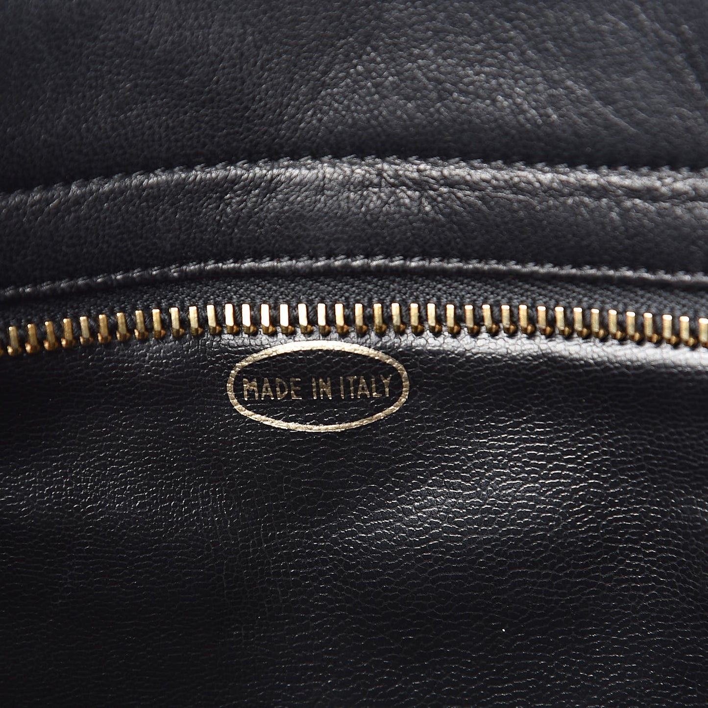 Lambskin Quilted Shoulder Bag Black