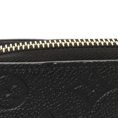 Louis Vuitton Empreinte Clemence Wallet Black 9 of 10