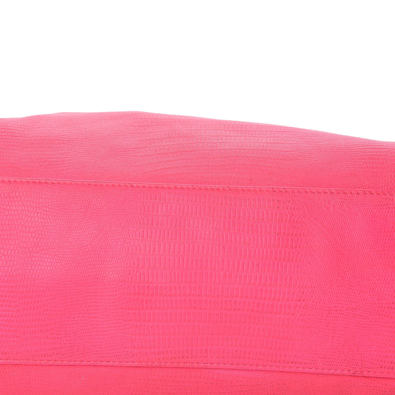 Balenciaga Calfskin Lizard Embossed Classic Silver Hardware City Rose Fluo 22 of 22