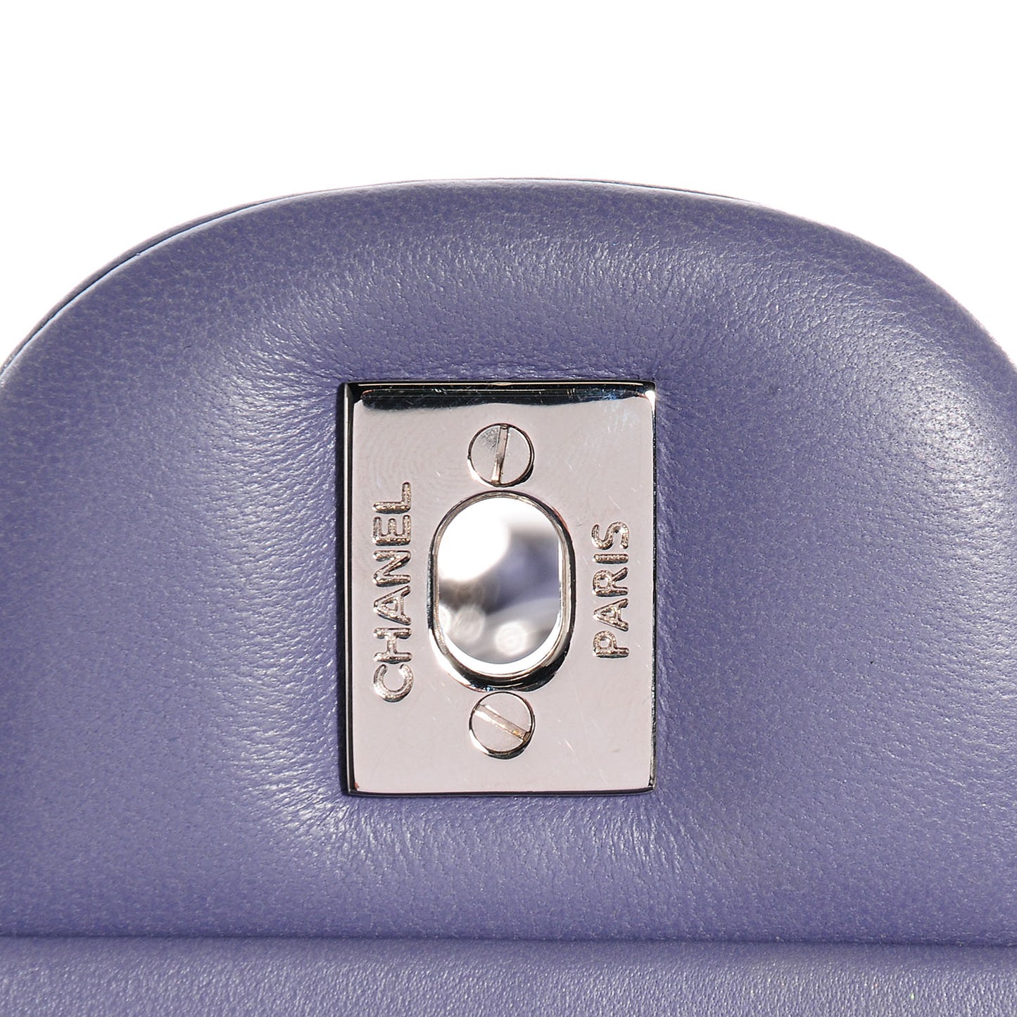 Lambskin Jumbo Double Flap Lavender