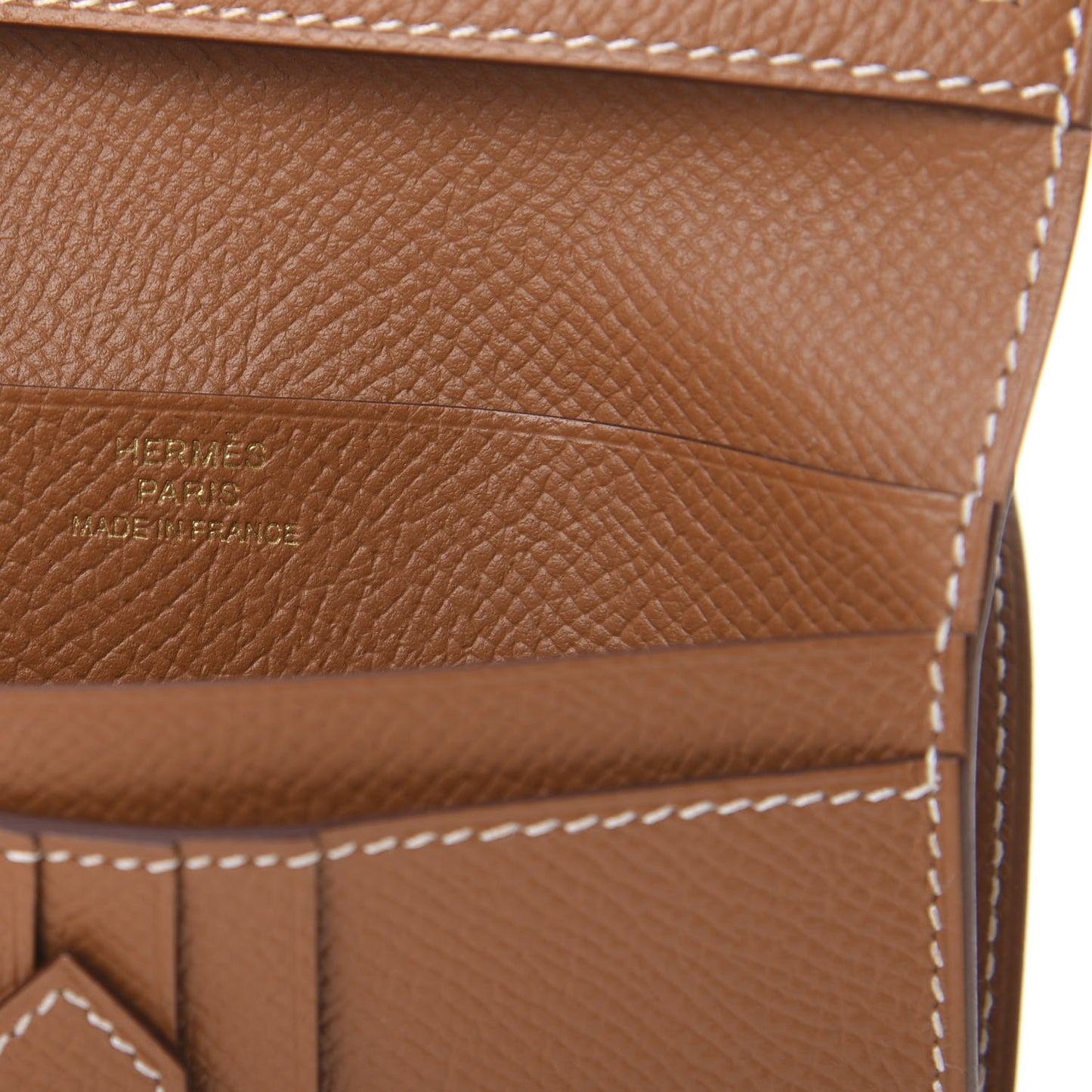 Epsom Bearn Compact Wallet Gold