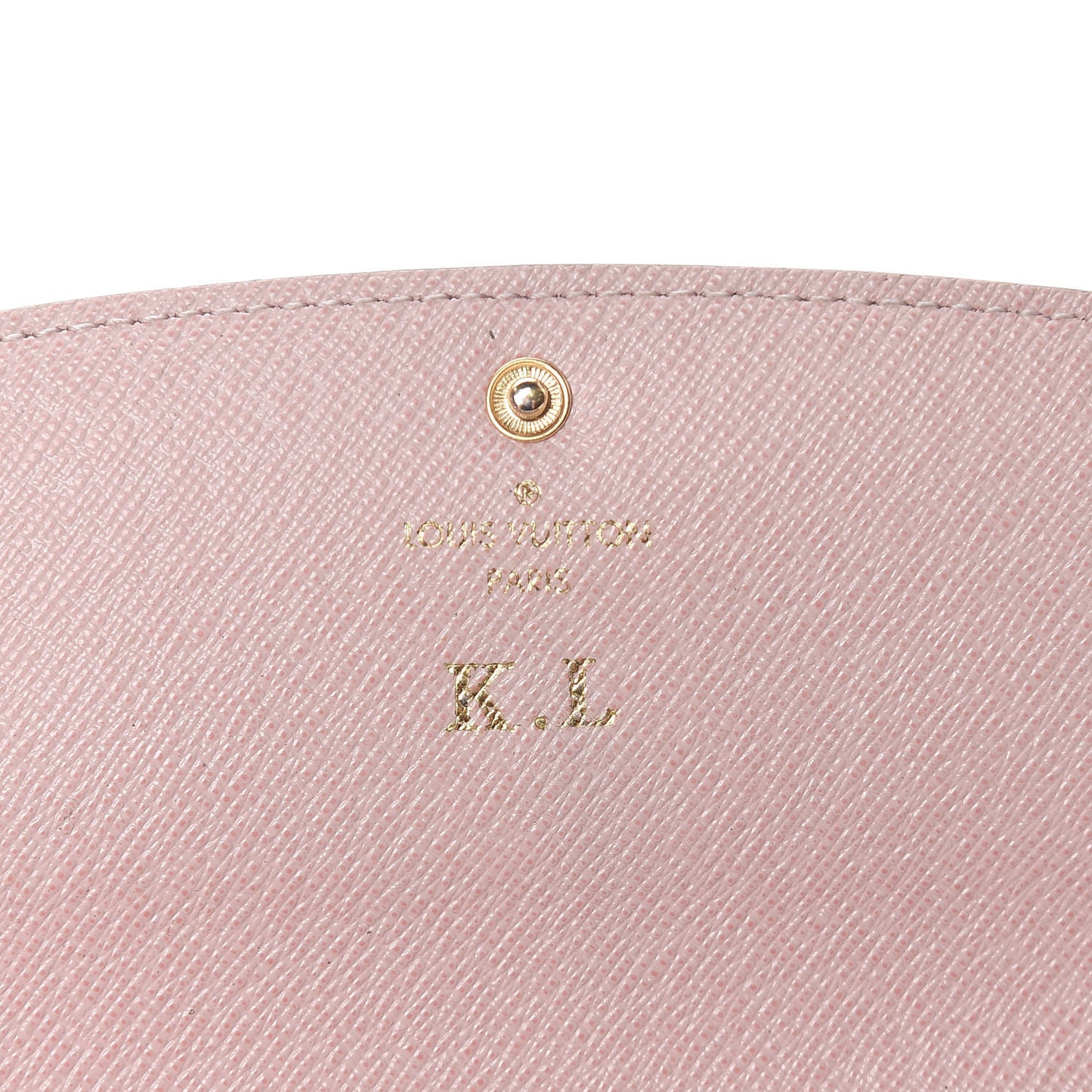 Monogram Emilie Wallet Rose Ballerine