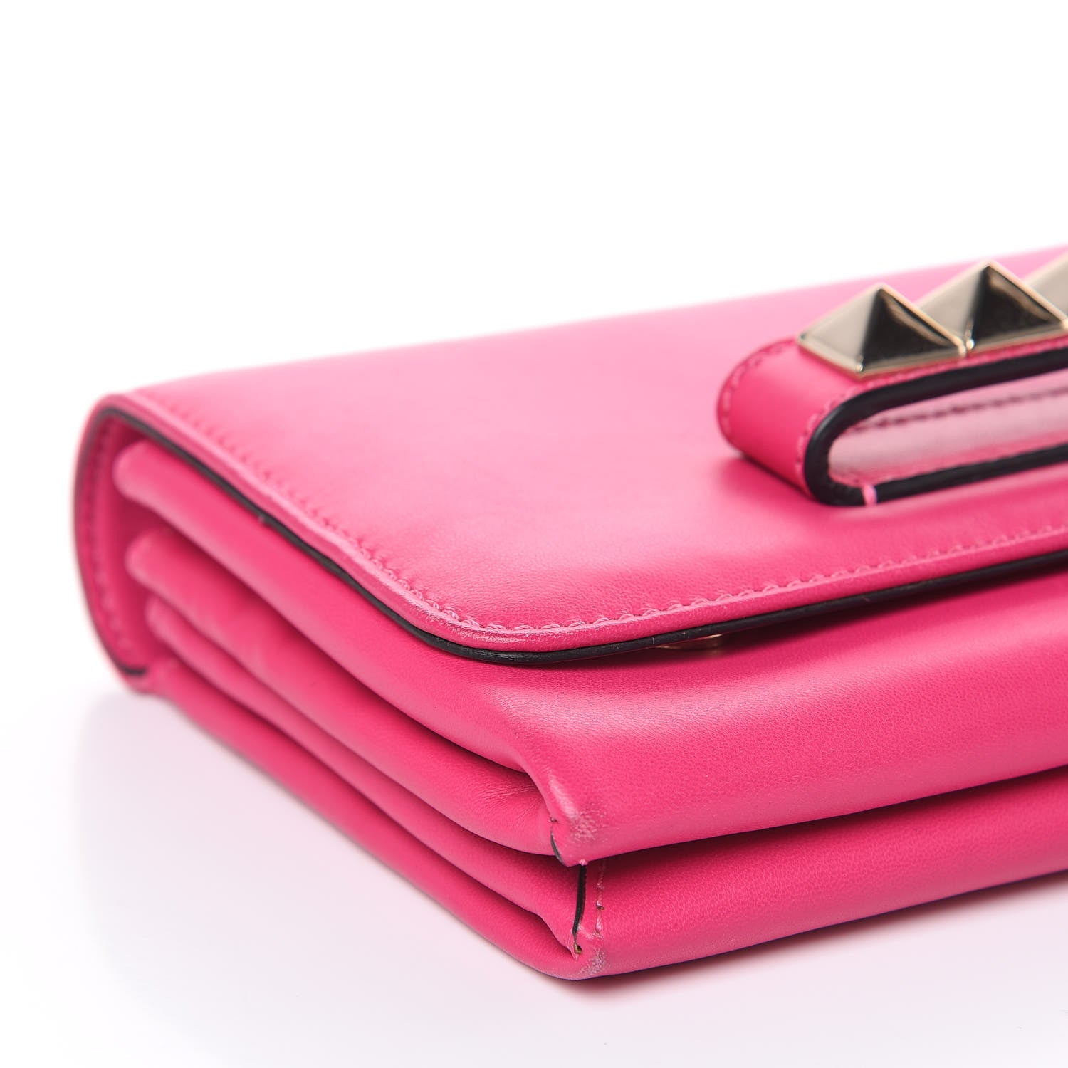 Valentino Garavani Calfskin Va Va Voom Shoulder Bag Pop Fuxia 7 of 12
